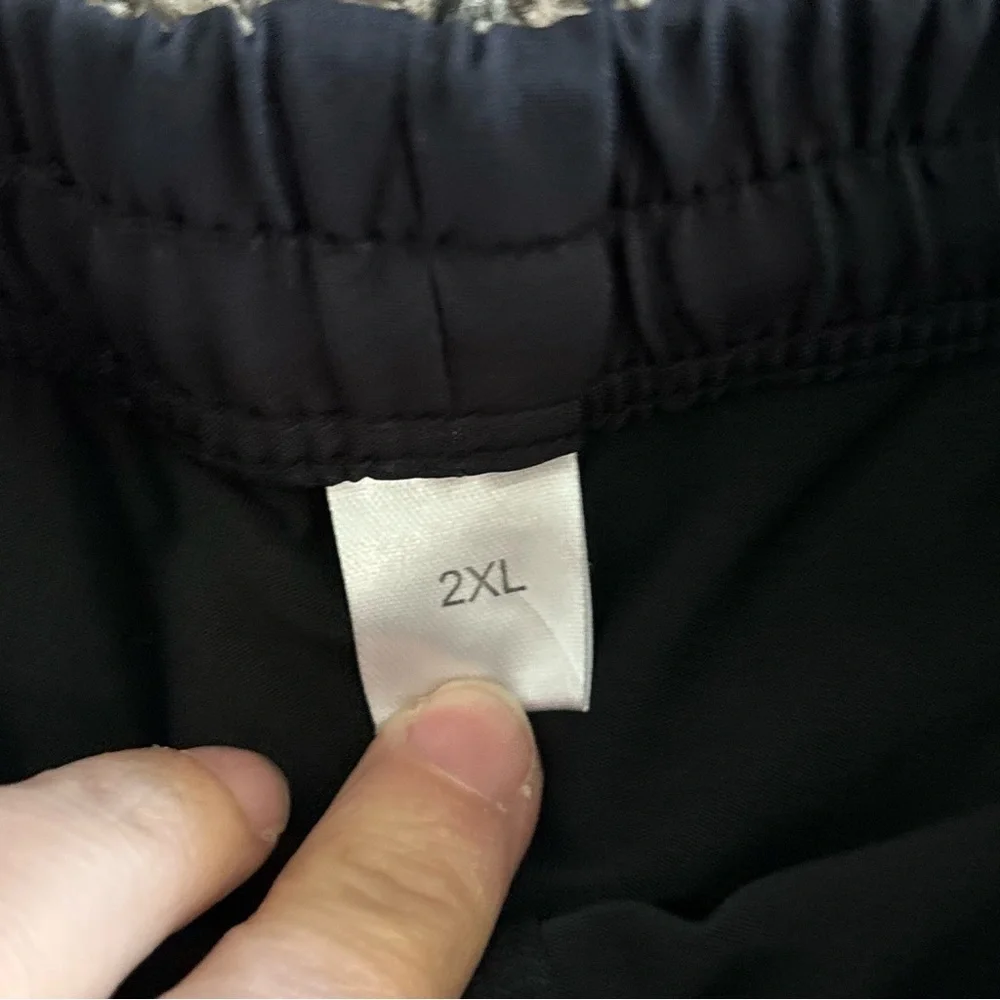 Kids Gradient Swim Trunks in Gray and Black W/ Drawstring and pockets Size 4-5